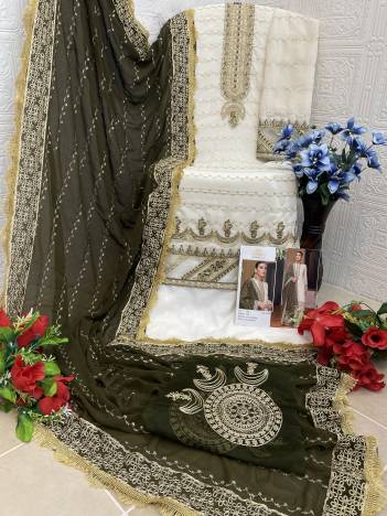 PAKISTANI 1156 BY OS DESIGNER GEORGETTE SALWAR SUIT WHOLESALER IN SURAT